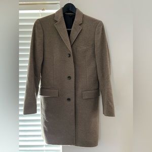 J.Crew Ludlow Topcoat in Wool/Cashmere Size 36/S, Camel Tan